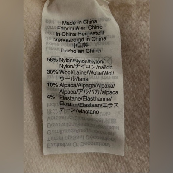 Madewell Peace to All Westlake Pullover Sweater in Coziest Yarn, Size M - Picture 10 of 10